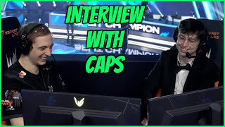 Caedrel Interviews G2 CAPS After Winning LEC Finals [upl. by Enhpad169]