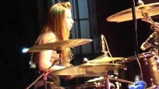 Yulia Savicheva  Yulia Drum Solo 2222 Dvorec Kultury  Okha 210610 [upl. by Nwahsek]