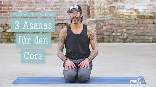 Yoga für den Bauch  Tutorial 3 Asanas für den Core [upl. by Kutchins]