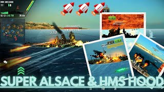 🛑 DEADLY COMBO SUSIDE MISSION FOR HMS HOOD FSSUPER ALSACE amp HMS HOOD IS ON FIRE 🔥🔥🔥  BOW [upl. by Blackington]