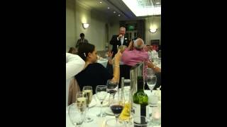 Father of the bride surprises guests [upl. by Hajidahk]