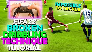 This DRIBBLING TECHNIQUE is OVERPOWERED in FIFA 22  FIFA 22 DRIBBLING TUTORIAL [upl. by Kalasky]