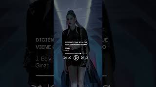 J Balvin  Ginza music musica reggaeton lyrics ginza jbalvin [upl. by Ative]