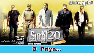 Oh Priya  Twenty Twenty  Mohanlal  Mammootty  Gireesh Puthenchery  Suresh Peters  Dileep [upl. by Bock136]