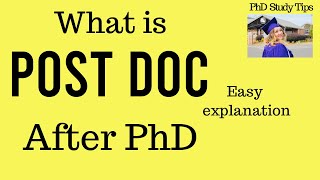 What is a postdoctoral fellowship or postdoc researcher [upl. by Feigin]