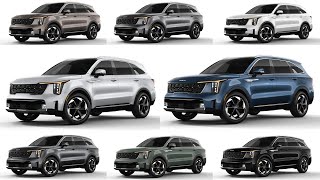 New 2025 Kia SORENTO  COLORS Details Comparison Specs amp Price  What do you like [upl. by Nnaecarg]