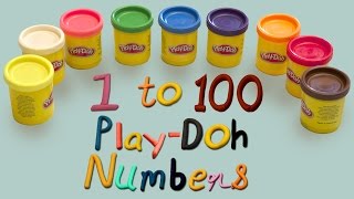 Numbers Song  Learn Numbers 1 to 100  Play Doh Numbers [upl. by Aiva]