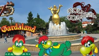 Gardaland complete tour of the park giro completo del parco 2018 [upl. by Llednov479]