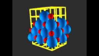 Aula de Químicaretículo cristalino cloreto de sódio em 3D [upl. by Akeit889]