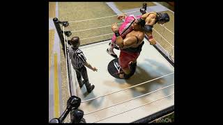 Yokozuna vs Bret “Hitman” Hartfypstopmotionwwewrestlingfigures wwe wrestling [upl. by Grew]