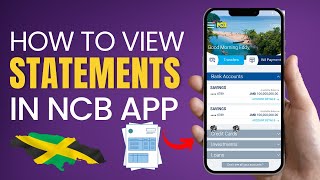 How to Generate Bank Statement Using NCB Mobile App [upl. by Koloski]