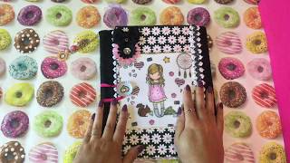 Gorjuss Girl Cuaderno o libreta Alterada [upl. by Auston]