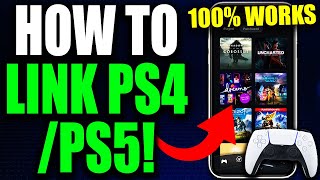 How To Link PS4PS5 To The Playstation App on your PHONE 100 Works on ISO amp ANDROID [upl. by Patterman]