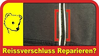 Reissverschluss reparieren ganz einfach  Repairing zippers easy made [upl. by Dlareg860]