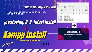 how to install prestashop 812 amp xampp in windows 10 11 Full stepbystep 100 🤩 without any error [upl. by Condon365]