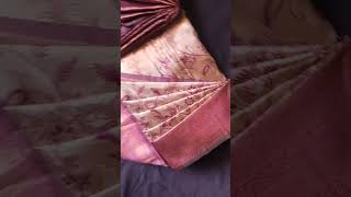 Saree pre Pleating amp Folding DM for Booking saree saree box folding service [upl. by Ahseyt]