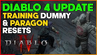 Diablo 4 Training Dummy and Paragon Resets Explained [upl. by Gough586]