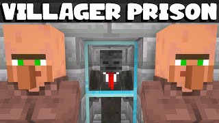 Escaping a Villager Prison in Minecraft [upl. by Mowbray]