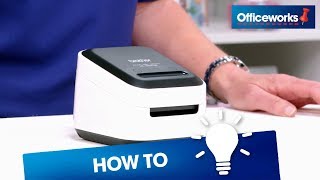 How to set up the Brother VC500W Colour Label Printer [upl. by Pippas]