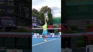 Dominic Thiem serve in slowmotion 💥🇦🇹 DominicThiem Thiem Shorts [upl. by Stempson37]