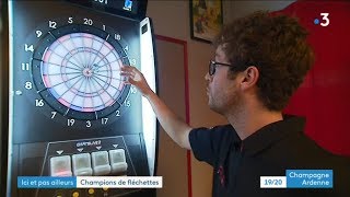 Rencontre avec des champions de fléchettes à Reims [upl. by Steinway236]