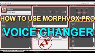 HOW TO USE MORPH VOX PRO VOICE CHANGER Full Tutorial  EASY [upl. by Leirol]