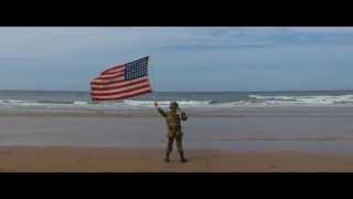 Project Vigil DDay 2014 The saluting boy on Omaha beach [upl. by Liu]