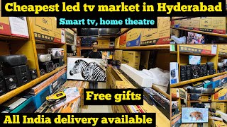 Cheap and best smart Tv market in Hyderabad Buy 4K led tv  The gadget factory crazy mowa [upl. by Marelya772]