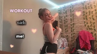 come workout with me working out for the first time in a while [upl. by Atikim]