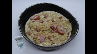 Recette de crozetto au cidre et Montbéliard [upl. by Nosbig641]