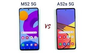 Samsung M52 5G vs Samsung A52s 5G  SPEED TEST [upl. by Suqram]