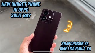 OPPO A3X FULL REVIEW  SULIT BA SA KANYA PRICE SNAPDRAGON 6S GEN 1 OK BA [upl. by Nadnerb]