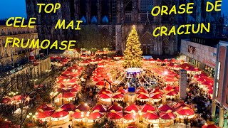 TopCele mai frumoase orase de Craciun din GermaniaTop 10 Christmas Cities [upl. by Wilhide]