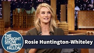 Rosie HuntingtonWhiteley Teaches Jimmy Cockney Slang [upl. by Aker]