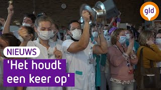 Medewerkers Radboudumc staken voor betere cao [upl. by Rosanna]