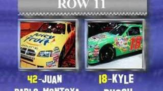 2008 Auto Club 500 Starting Lineup [upl. by Nyvar148]