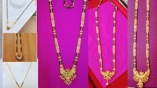 NALLAPUSALA DESIGNS 😍BLACK 🖤 BEADSgold jewellerybest designs🥳nidhifashiontrends7485 [upl. by Notelrahc]