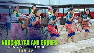 Apatani Folk Dance  Nanchalyan Anii Groups  Apatani Song  DSGJC 2024 [upl. by Pansy]