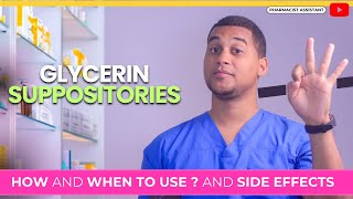 Glycerin Suppositories How to Use Them amp 3 Common Side Effects [upl. by Lunn]