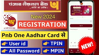 Pnb one Registration  Pnb one registration with aadhar card  how to register pnb one app  pnb one [upl. by Tony]