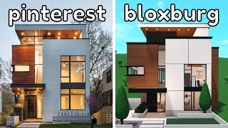 Recreating a MODERN 3 story house in Bloxburg [upl. by Merry]