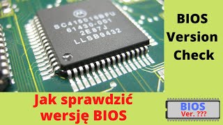 Jak sprawdzić wersje biosu Bios Version Check bios [upl. by Blackmore133]