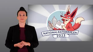 Gebärdensprache Nationalratswahlen 2023 [upl. by Rosenzweig211]