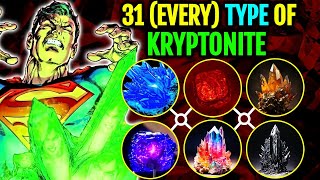 31 Every Type Of Kyrptonites In DC Universe  Explored With Their Powers And Effects [upl. by Hniht906]