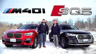 2019 BMW X4 M40i vs Audi SQ5  Performance SUV FaceOff [upl. by Soll994]