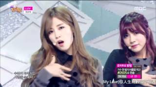 【HD應援中字】141122 Apink  LUV Music Core [upl. by Abe508]