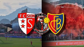 FC SION VS FC BASEL31082024  SwissUltrasTradition [upl. by Naivaf]