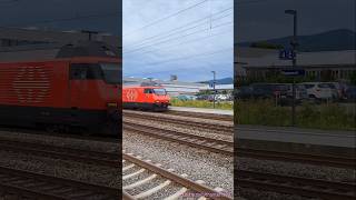 Zugsichtung SBB Re 460 beim Bahnhof Rupperswil [upl. by Ozan]