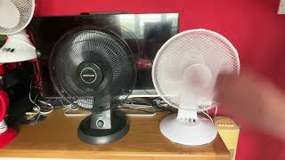 Status 12 inch desk fan VS Bionaire 12 inch desk fan [upl. by Loralee]