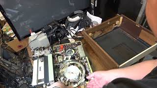 Antique 53 year old Sony VP1000 UMatic video player gets checked over and repaired [upl. by Karlik377]